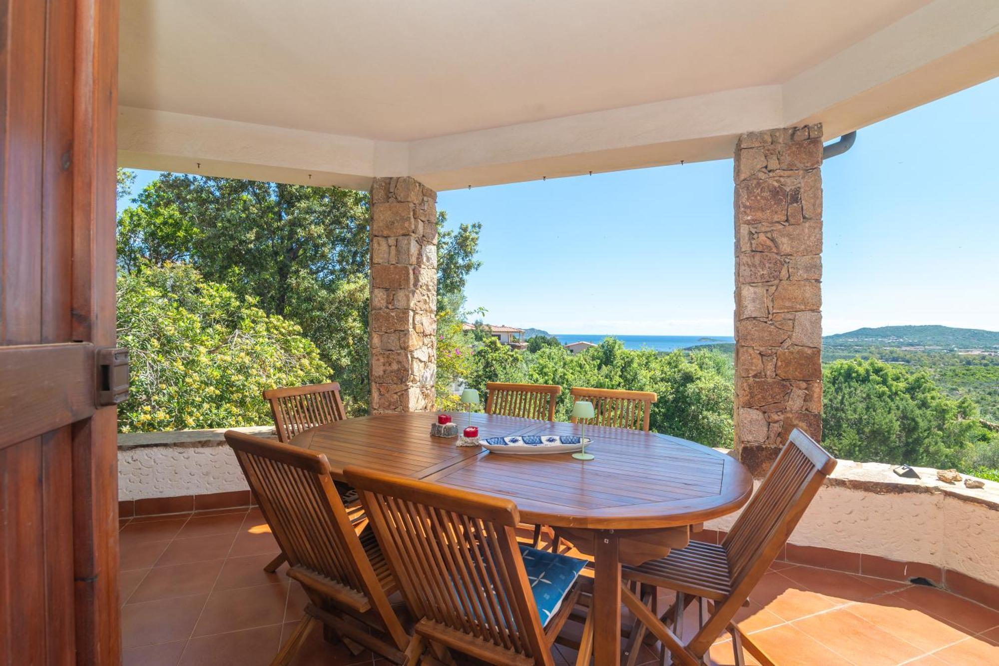 Villa Vista Mare Cala Ginepro Punta Molara Экстерьер фото