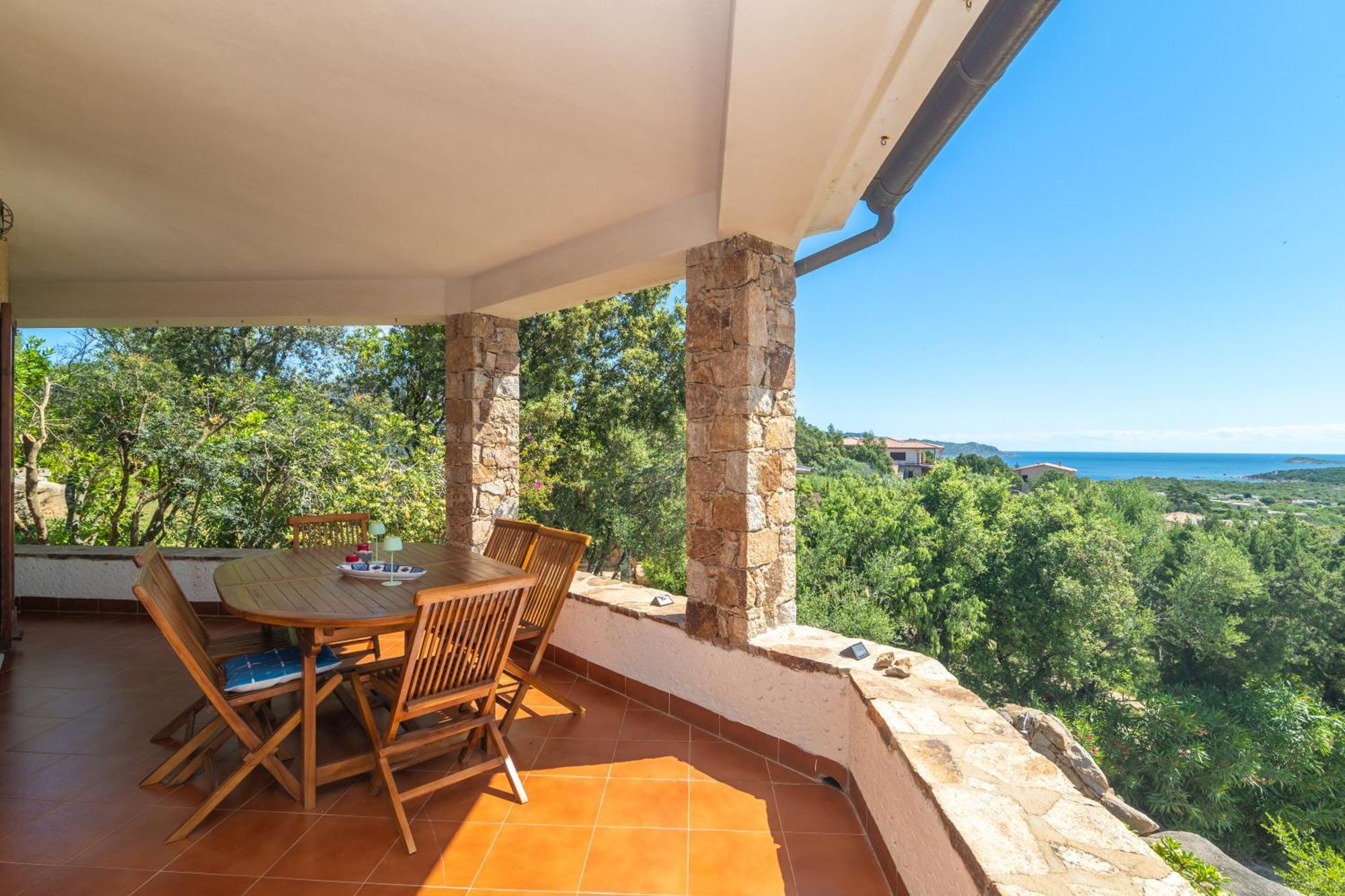 Villa Vista Mare Cala Ginepro Punta Molara Экстерьер фото